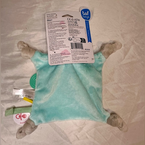 Taf Toys Mini Moon Lovey Knot Comfort Blanket Doudou Sensory Teether Bobbly New - Picture 2 of 2